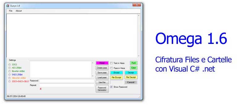 cifratura file e cartelle stringhe c sharp dot net stefano ferri terni