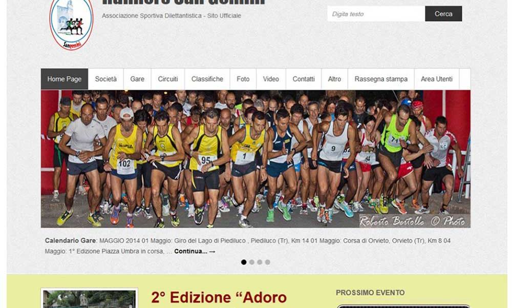 web design terni runners sangemini stefano ferri siti web