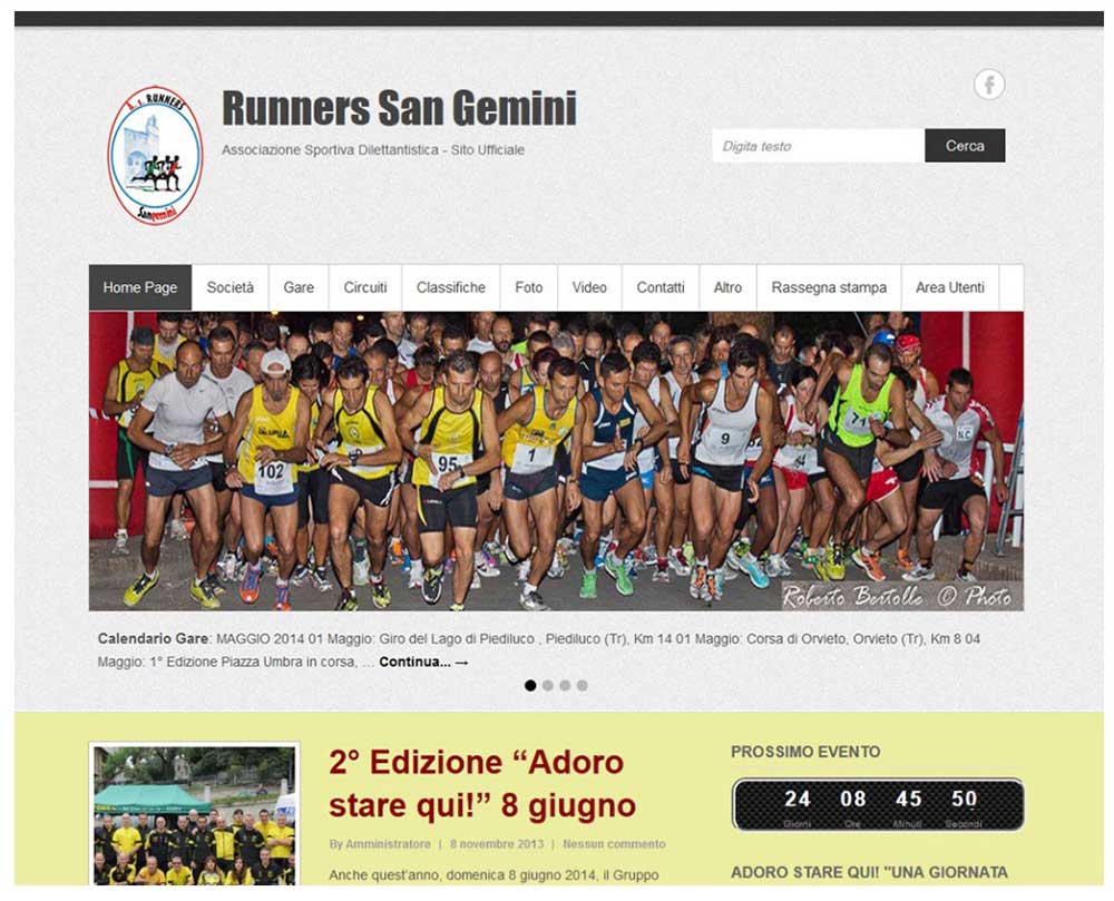 web design terni runners sangemini stefano ferri siti web