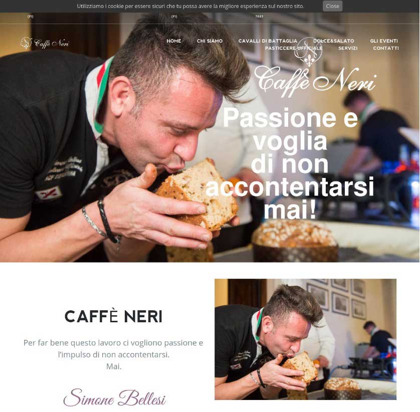 web design terni caffe neri firenze siti web stefano ferri